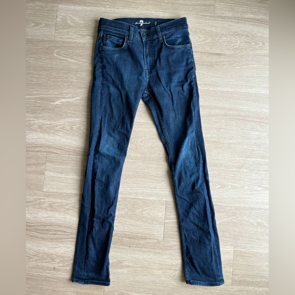 Men’s 7 FOR ALL MANKIND PAXTYN - Size 28 Dark Blue Skinny Jeans -